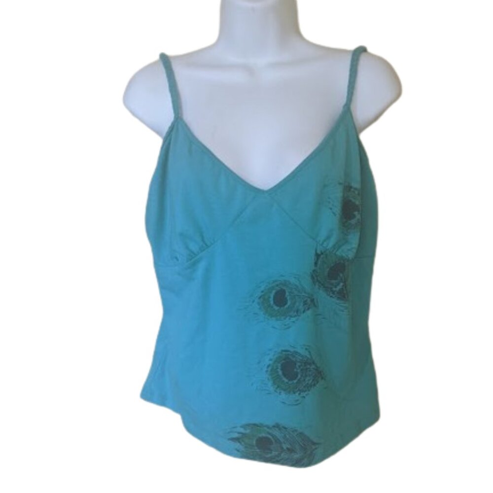 --  Blue Camisole Top Fits Large XL  (FLAW)